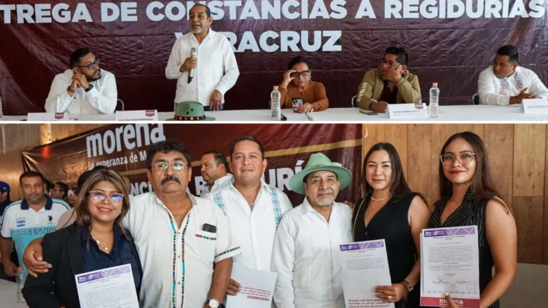 Entregan constancias de mayoría en Minatitlán