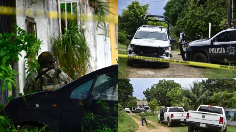 Persecución y balazos en Coatzacoalcos; reportan pareja detenida y casa asegurada en la Teresa Morales 