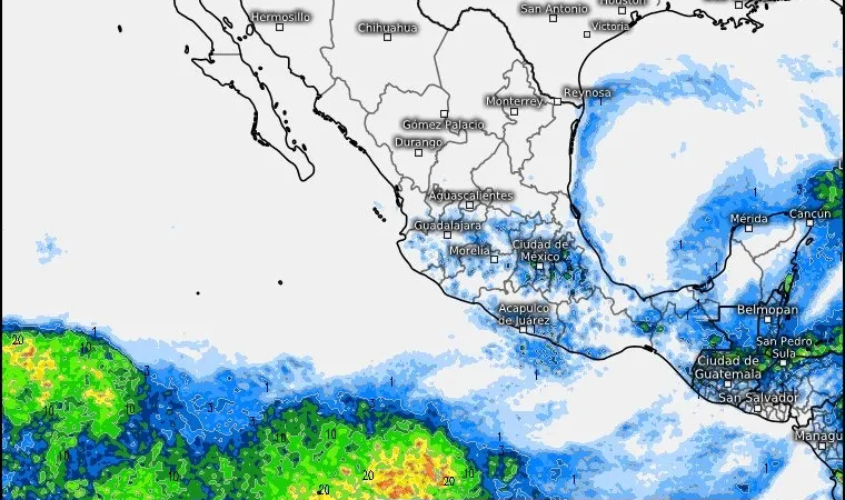Vaguada entra al sur de Veracruz en esta fecha y así estará el clima