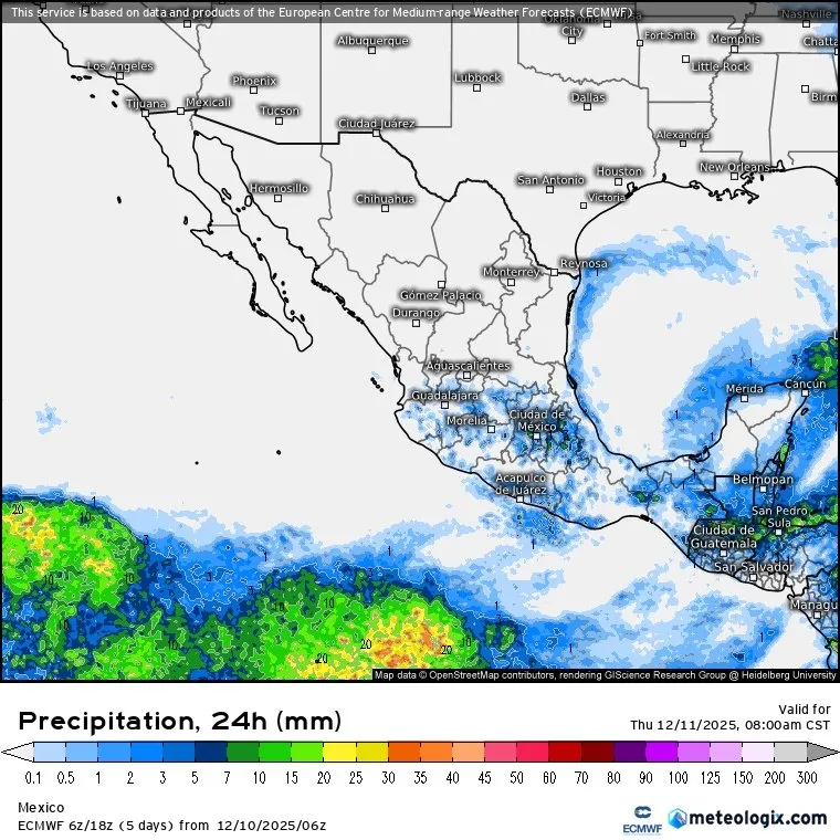 Vaguada entra al sur de Veracruz en esta fecha y así estará el clima