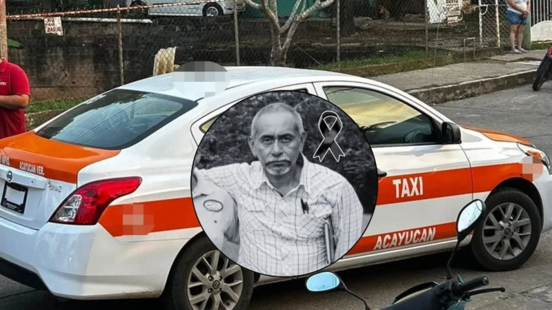Asesinato de líder taxista en Acayucan consterna al gremio ruletero
