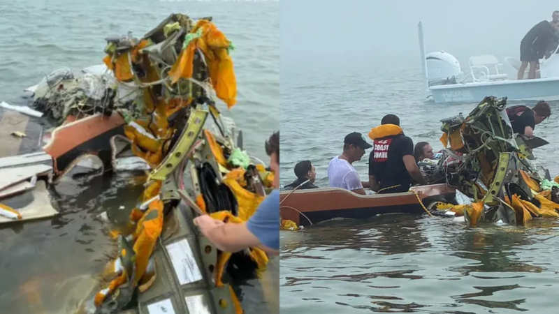 Así fue el rescate de los sobrevivientes en accidente de Aeronave de la Marina en Texas