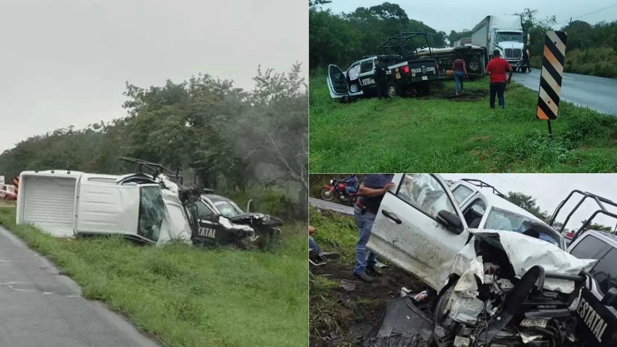 Colisión frontal entre patrulla y camioneta deja un fallecido en Juan Rodríguez Clara