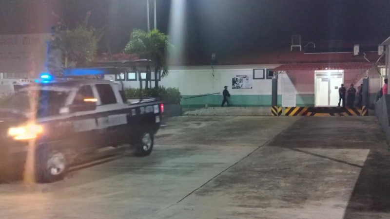 Menor resulta herido por arma de fuego en plena madrugada navideña en Las Choapas