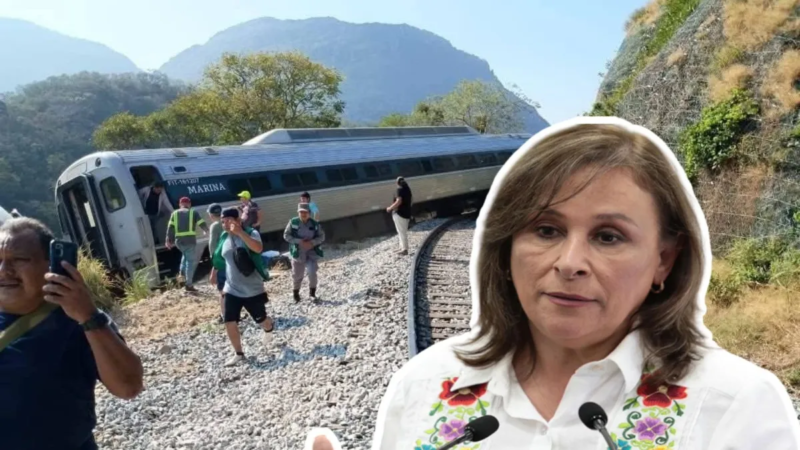 Rocío Nahle confirma coordinación con Oaxaca y Federación tras accidente del Tren Interoceánico