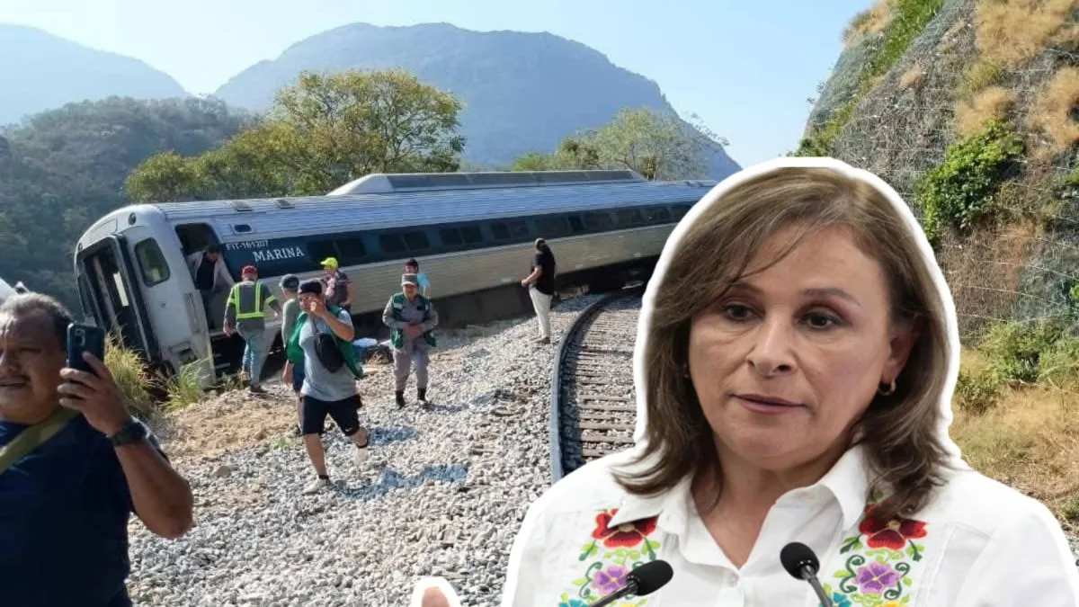Rocío Nahle confirma coordinación con Oaxaca y Federación tras accidente del Tren Interoceánico