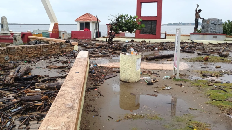 Daños por rachas de viento y apagones: resumen de afectaciones en Coatzacoalcos
