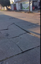 Baches de la avenida Quevedo en la colonia Puerto México “Trampa mortal” para automovilistas y peatones