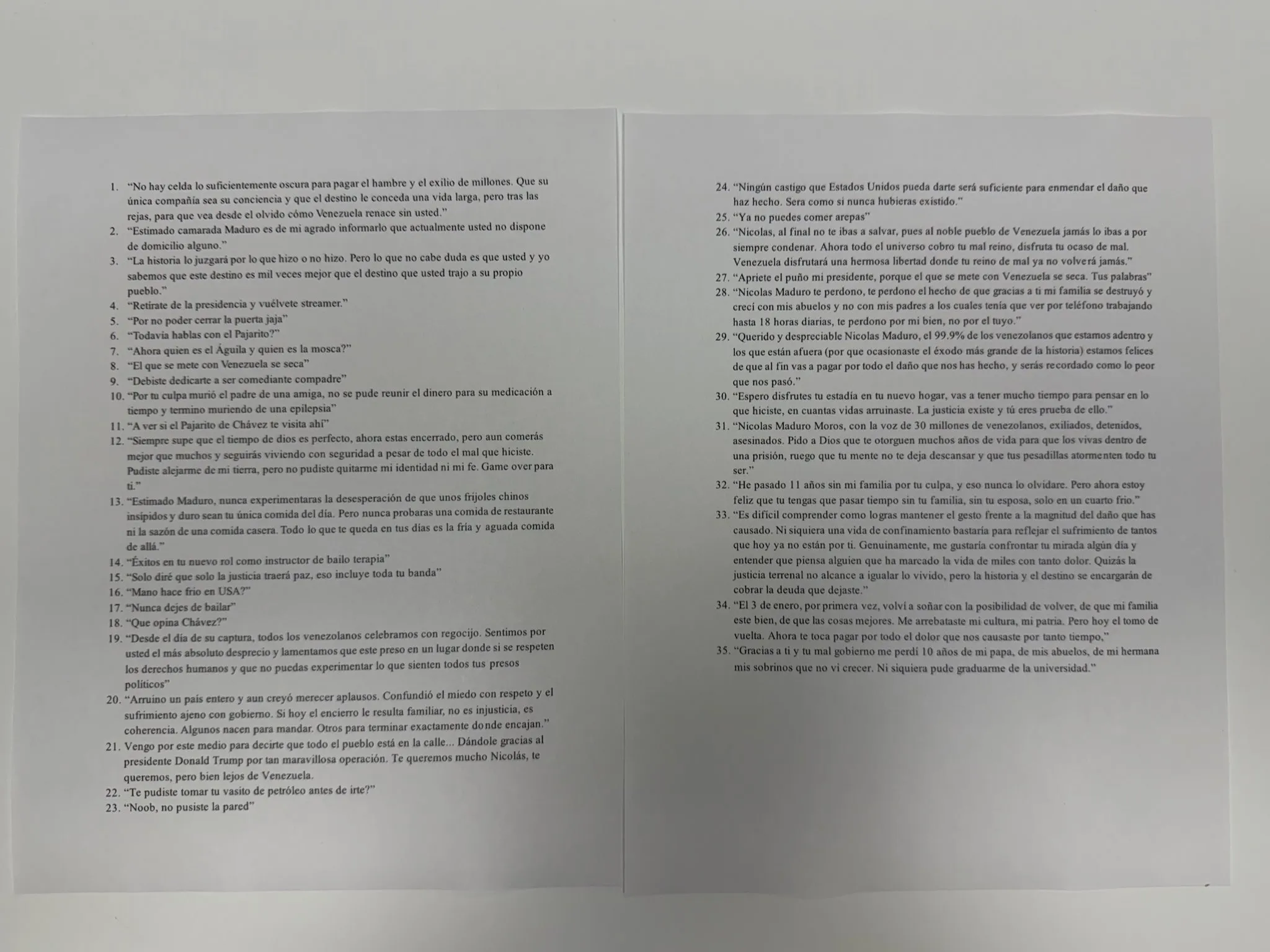 Circula supuesta “carta” para Nicolás Maduro: Del enojo al sarcasmo de los venezolanos