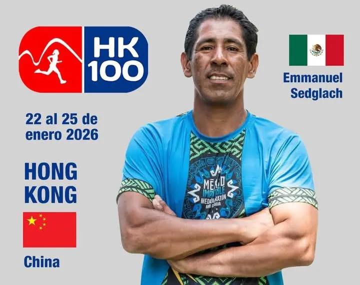 De Coatzacoalcos a Hong Kong: Emmanuel Sedglach inspira al correr ultramaratones con prótesis