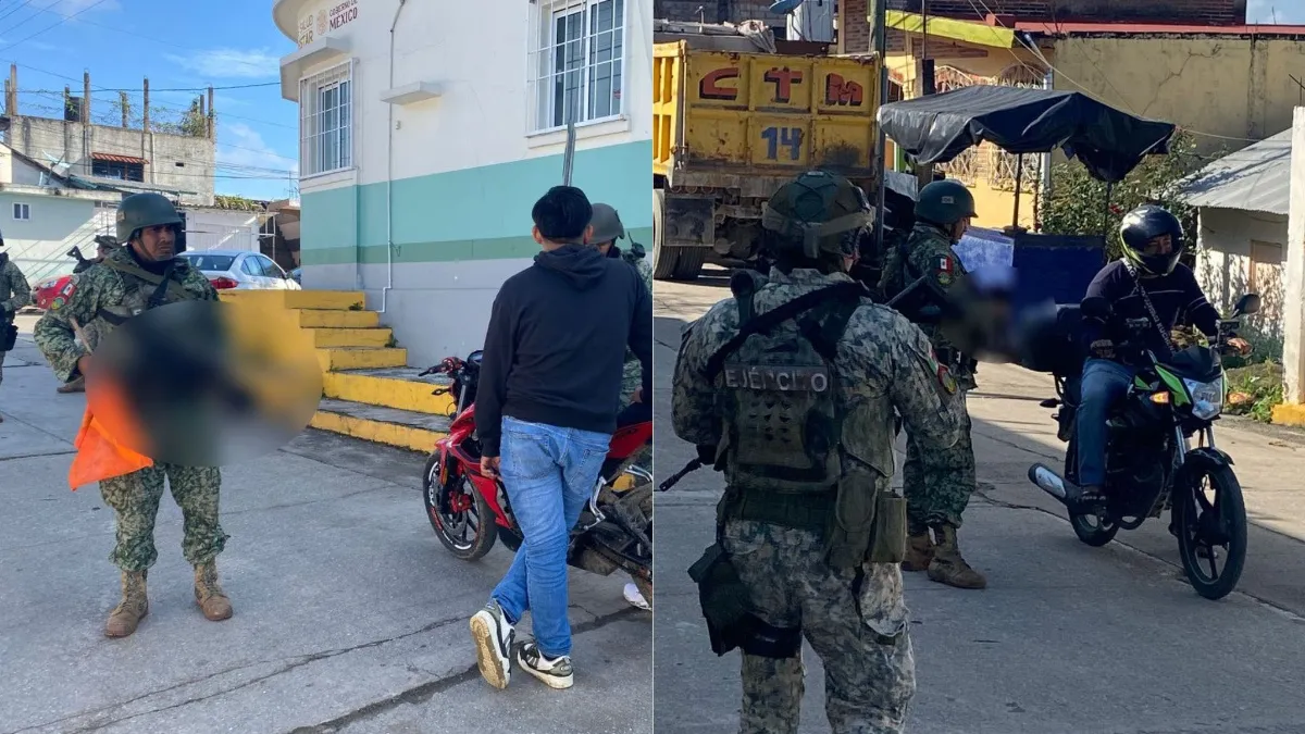 Fuerzas federales mantienen operativos y retenes en Sayula de Alemán