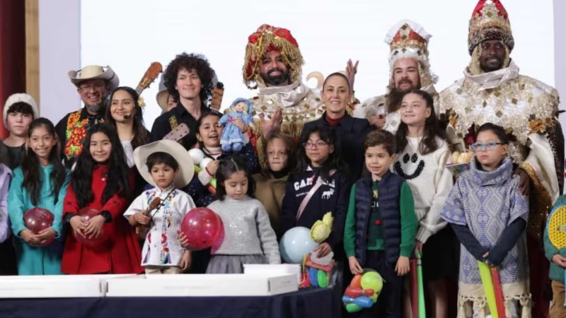Infancias toman el micrófono en la mañanera de Sheinbaum