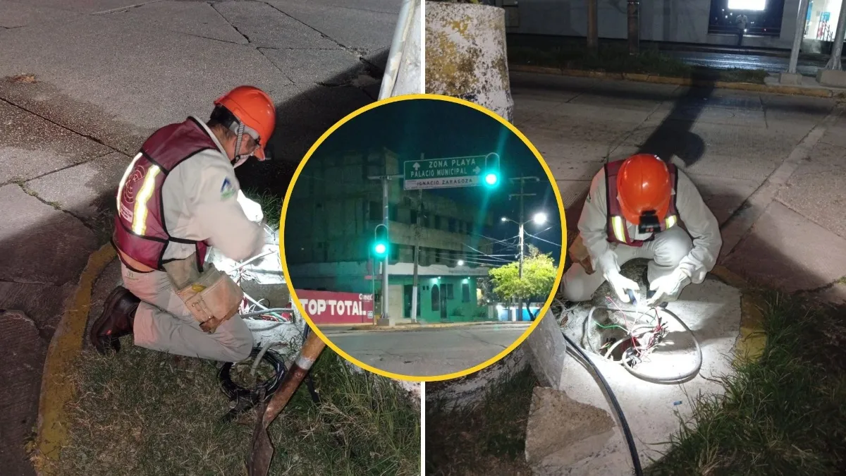 Reportan cuatro semáforos vandalizados en el último mes en Coatzacoalcos