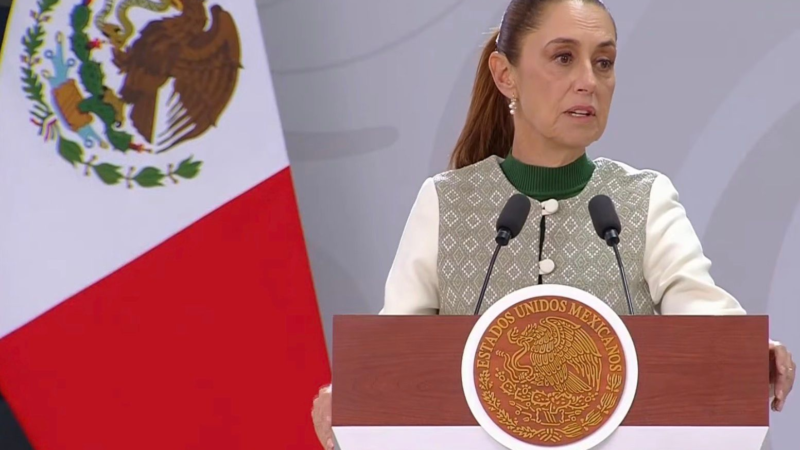 Sheinbaum llama a la calma tras bloqueos y disturbios por muerte de El Mencho