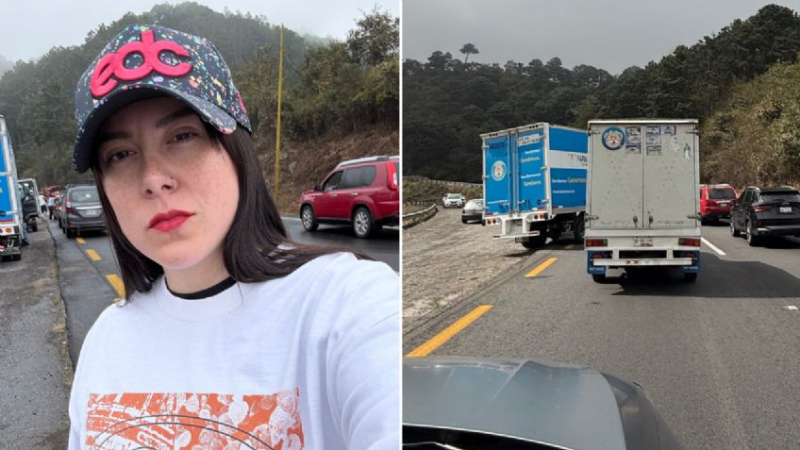 Influencer mexicana queda atrapada en un bloqueo carretero tras muerte de El Mencho, así lo vivió