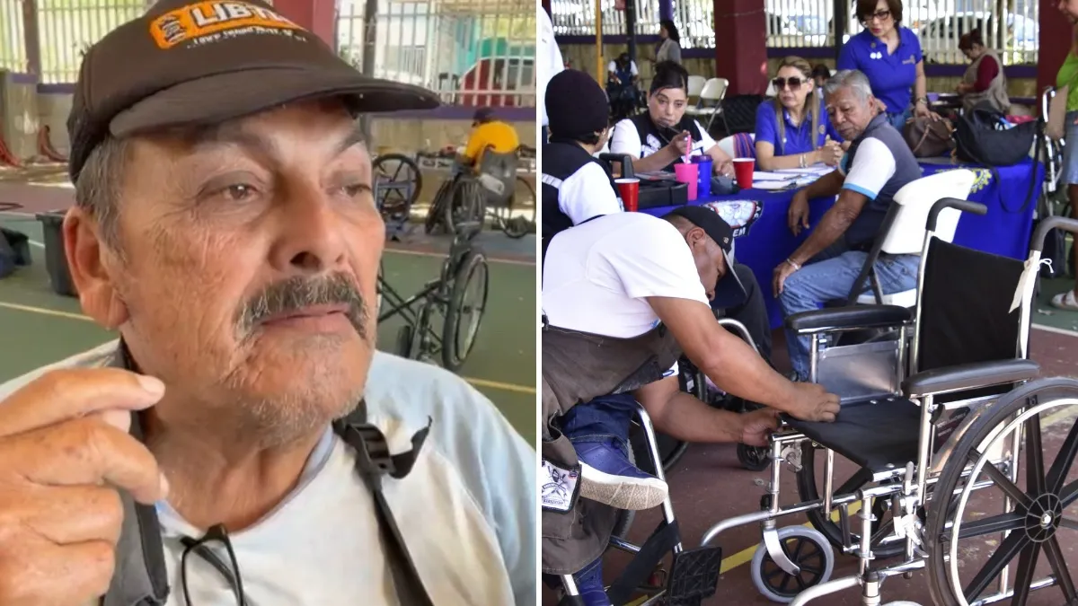 Enchúlame La Silla: Don José Luis, ejemplo de resiliencia en Coatzacoalcos, estrena silla de ruedas nueva