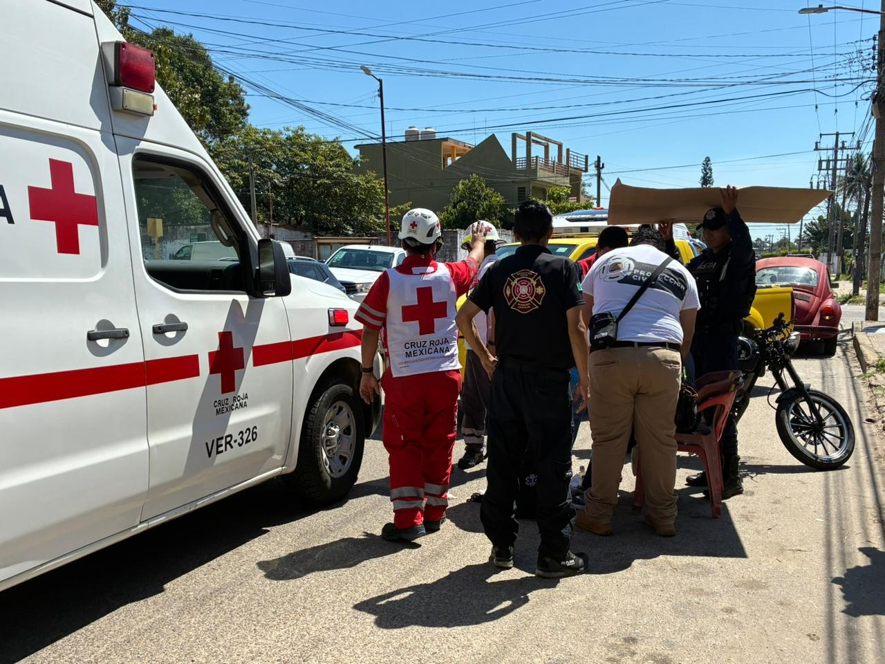 Adulta mayor es atropellada por motociclista en la colonia Nueva Mina