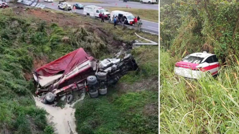 Peligroso tramo Sayula – Acayucan registra dos volcaduras en pocas horas