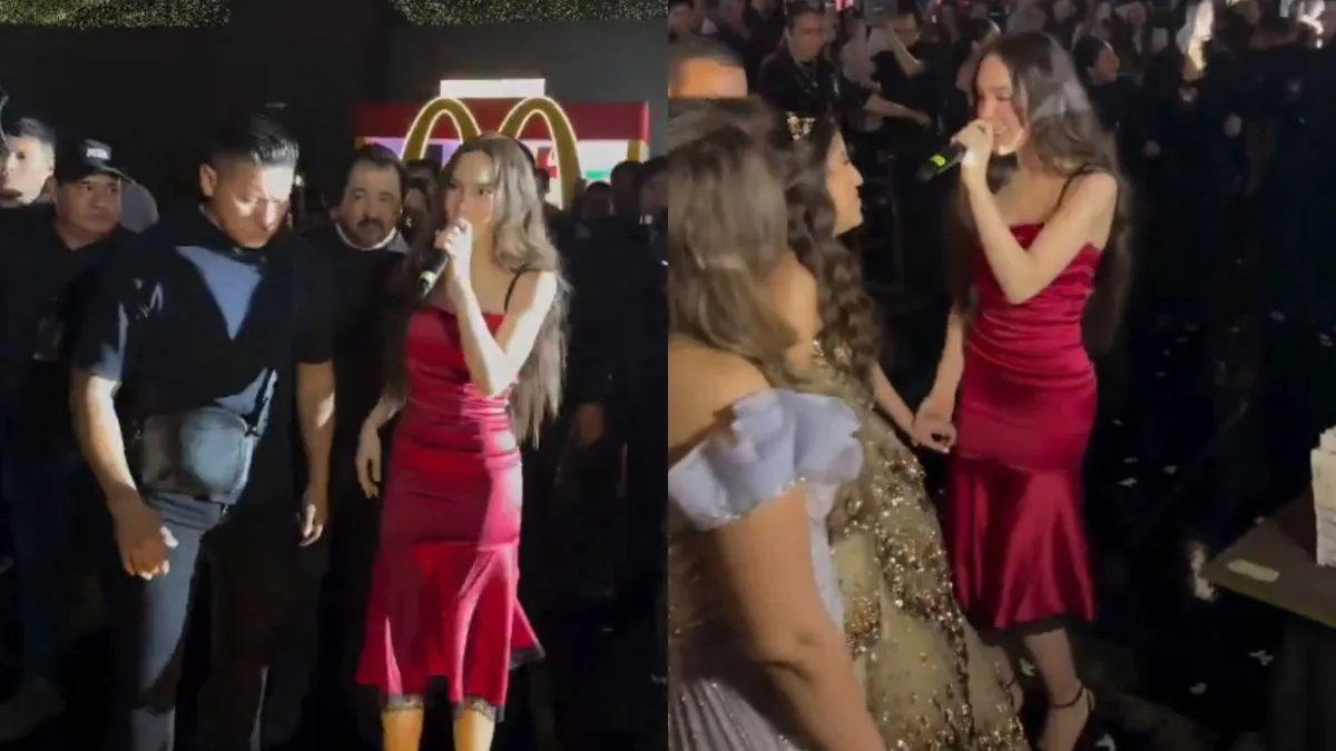 Belinda aparece en lujosos XV años y el video se vuelve viral en redes