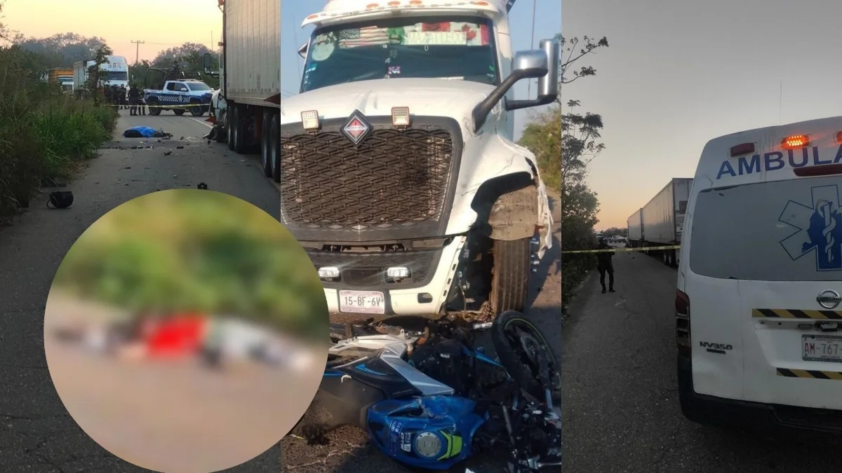 Motociclista de San Juan Evangelista muere tras choque en tramo Sayula-Ciudad Alemán