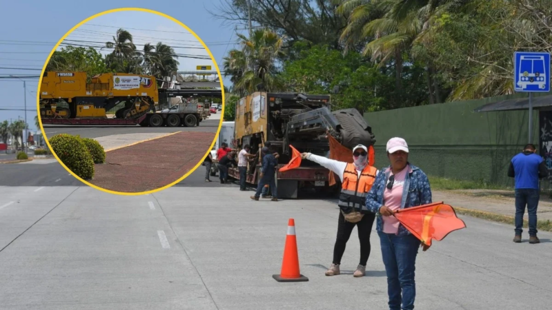 Obras en Avenida Universidad generarán cierres parciales en Coatzacoalcos