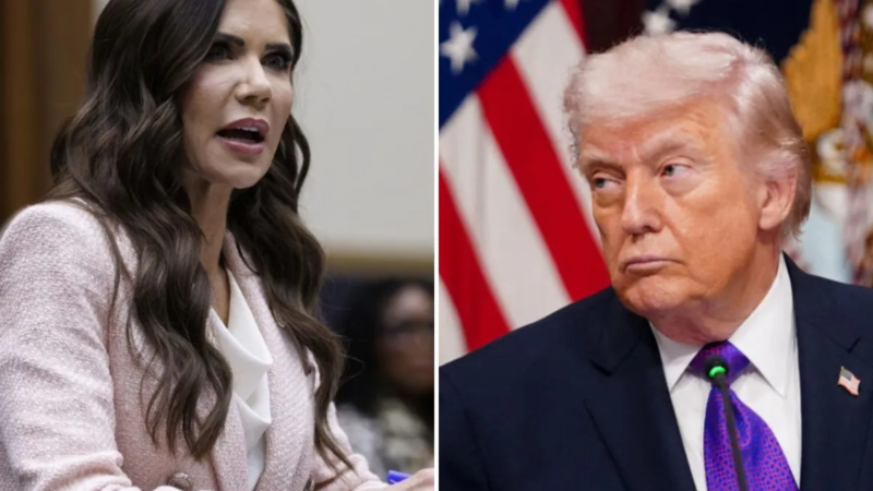 Donald Trump reemplaza a Kristi Noem por Markwayne Mullin como secretario de Seguridad Nacional