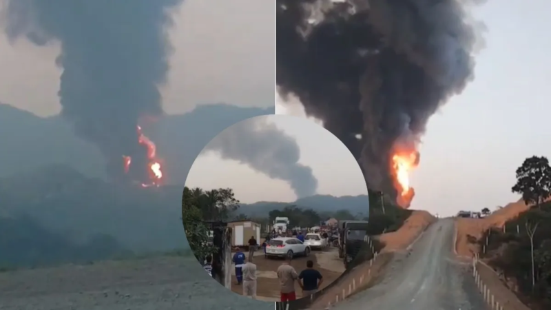 Incendio de pipa y nuevo estruendo en pozo Krem 1 mantienen alerta en Las Choapas