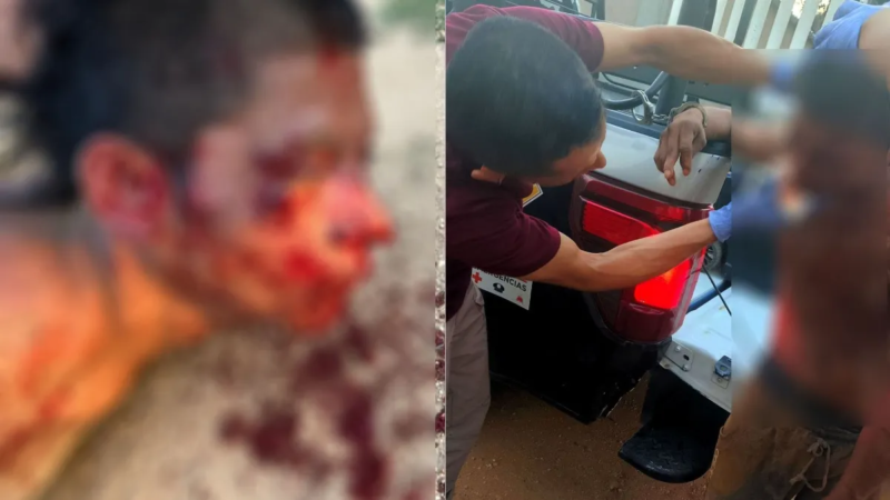 Casi linchan a presunto acosador en la colonia Revolución de Acayucan