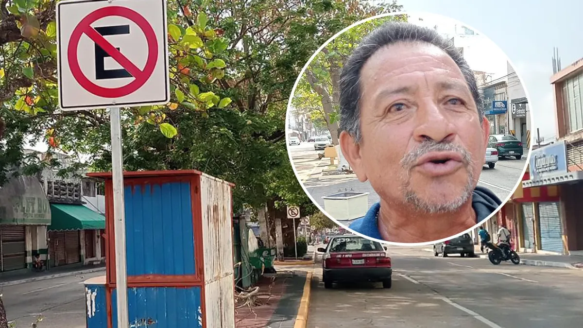 Prohíben estacionarse junto a camellones en el centro de Coatzacoalcos; ”viene vienes” se inconforman