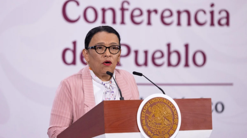 Rosa Icela Rodríguez califica de “positiva” la reunión con Volker Türk, Alto Comisionado de la ONU