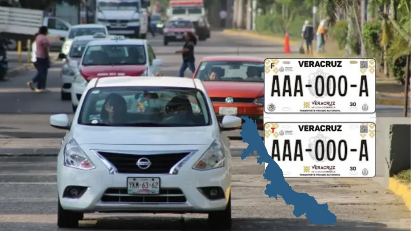 Este será el nuevo precio de placas en Veracruz en mayo 2026