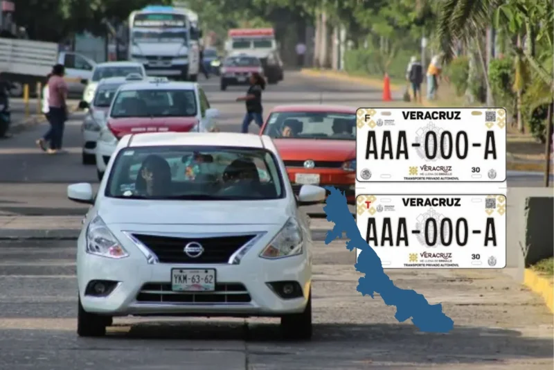 Este será el nuevo precio de placas en Veracruz en mayo 2026
