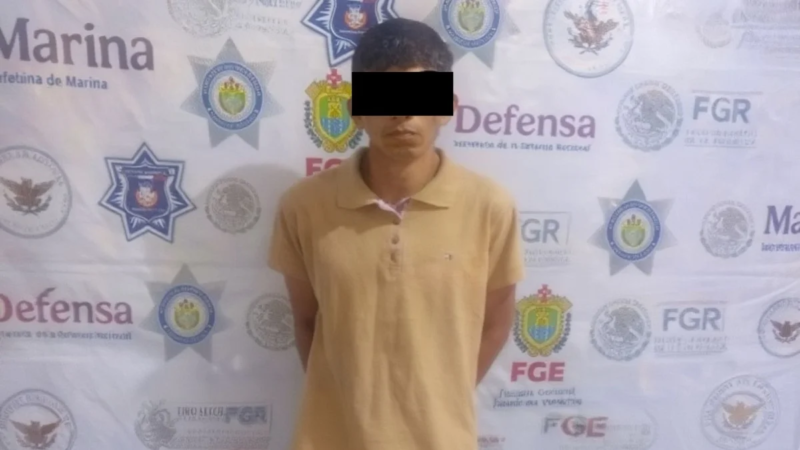 Cae reincidente con presunto cristal en Las Choapas; ya estaba bajo medidas cautelares