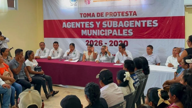Agentes y subagentes municipales asumen funciones en la sierra sur