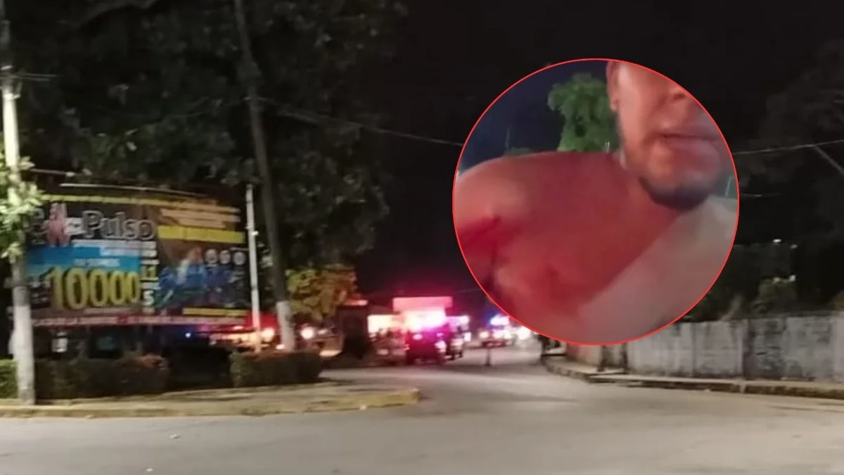 Taxista resulta lesionado tras disparo durante altercado con policías en Nanchital