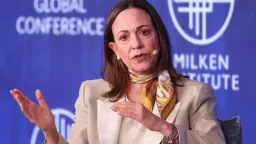 Corina Machado insiste en que no vuelve a Venezuela por “seguridad” y que su interlocutor en EE.UU. es Rubio