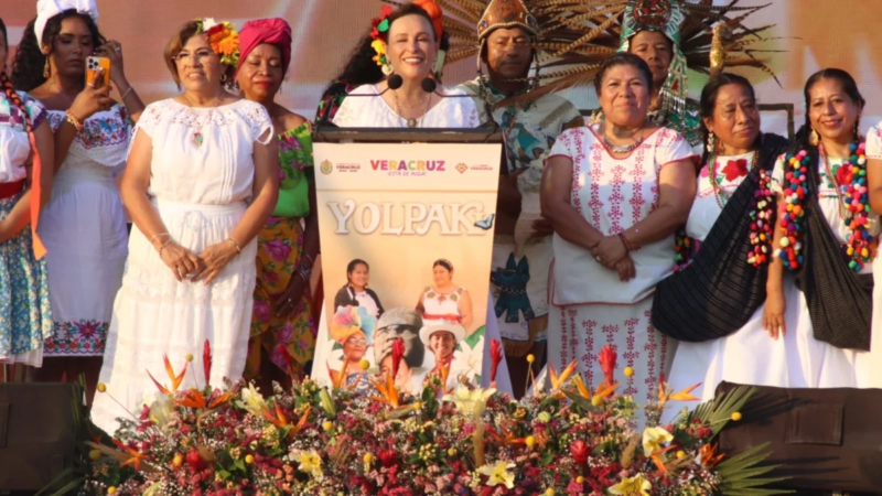 Rocío Nahle inaugura el Festival Yolpaki 2026 para enaltecer las raíces de Veracruz