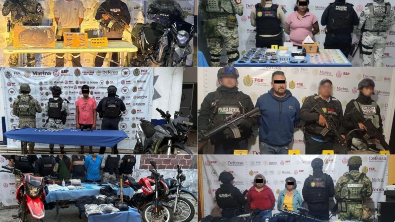 Estrategia de seguridad en Veracruz logra decomiso histórico de droga y armas