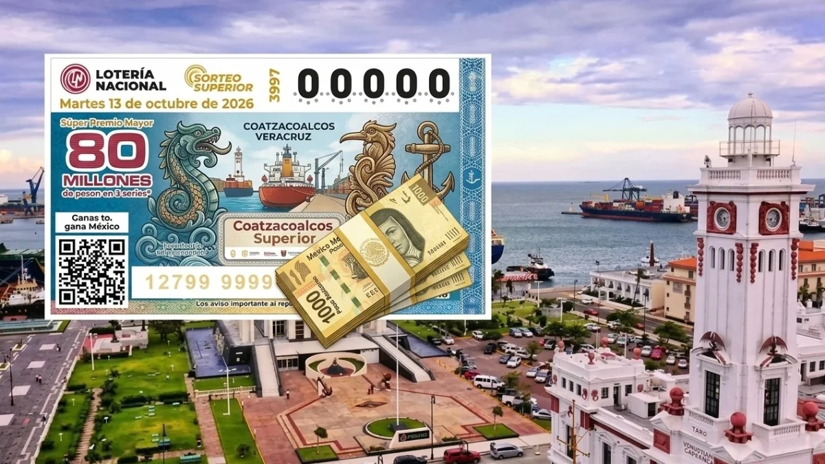 Lotería Nacional vuelve a caer en Veracruz; este fue el millonario premio