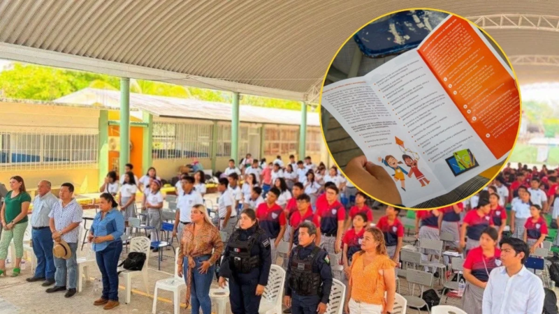 Buscan crear entornos escolares seguros en Nanchital con pláticas contra el bullying