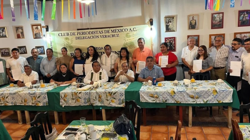 Club de periodistas de México, reconocerá a 90 periodistas de Veracruz; ¿cuándo y dónde?