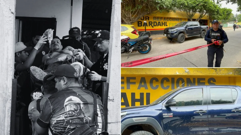 Ataque armado en Acayucan deja herido a ganadero; una bala alcanzó a un perro