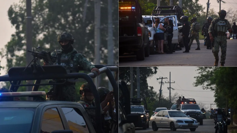 Fuerte operativo en Acayucan tras reporte de personas presuntamente armadas