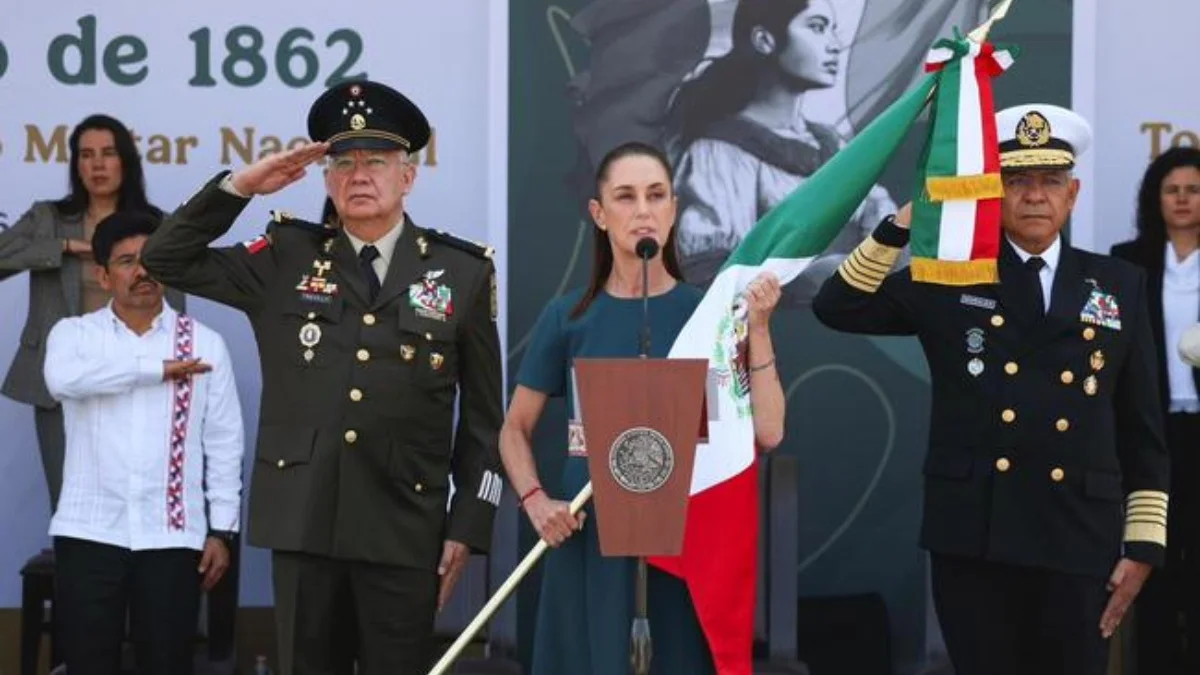 Sheinbaum defiende la soberanía en el 164 aniversario de la Batalla de Puebla ante tensiones con Estados Unidos