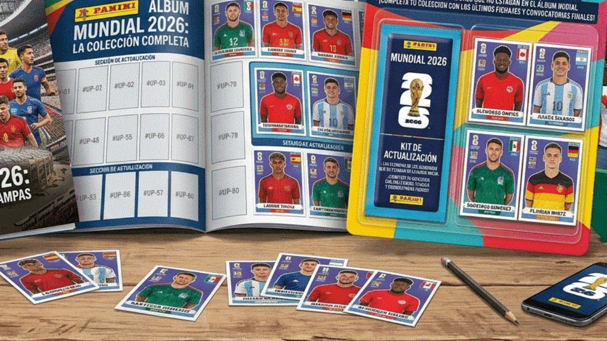 Mundial 2026: ¿Qué es el Kit de Actualización del álbum Panini?