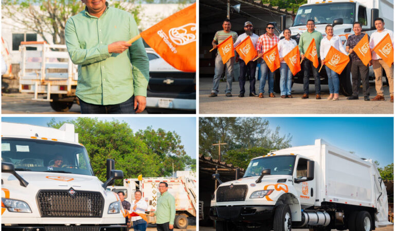 Nuevo compactador fortalece la recolección de basura en Nanchital