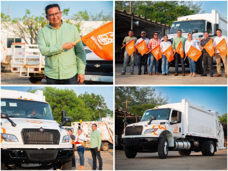 Nuevo compactador fortalece la recolección de basura en Nanchital