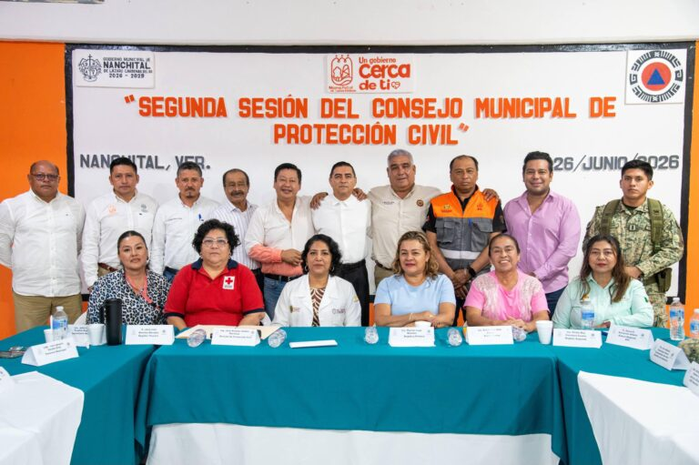 Realizan Segunda Sesión del Consejo Municipal de Protección Civil en Nanchital