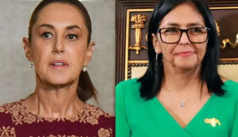 Sheinbaum habla con Delcy Rodríguez; expresa apoyo a Venezuela tras terremotos