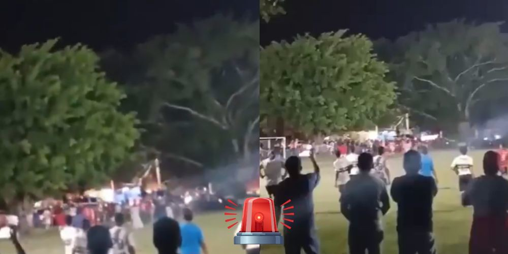 Partido de fútbol en Paraíso termina en riña y disparos; aficionados huyen del lugar
